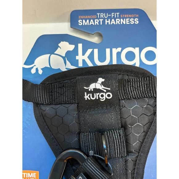 Kurgo Tru Fit Smart Harness Dog Car Harness Size Medium Safety Orange Black - Picture 2 of 4